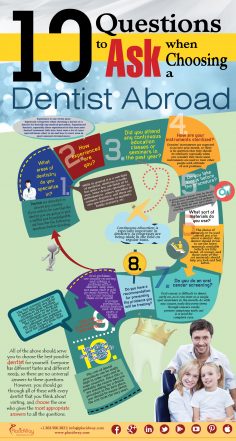 Infographics: 10 Most Important Questions to Ask when Choosing a Dentist Abroad