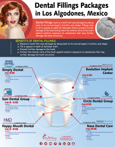 Infographics: Dental Fillings Packages in Los Algodones Mexico