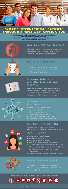 Infographics: Engage International Patients through Simple CRM Application
