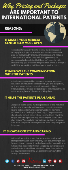 Infographics: Pricing and Packages Are Important to International Patients