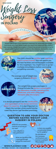 Infographics: Read More on Weight Loss Surgery in Poland