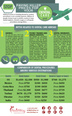 Infographics: Stop paying killer prices for your dental care and travel abroad