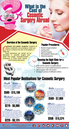 Infographics: What is the Cost of Cosmetic Surgery Abroad